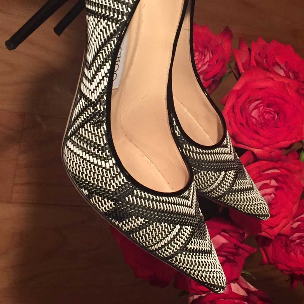 Black and White Woven